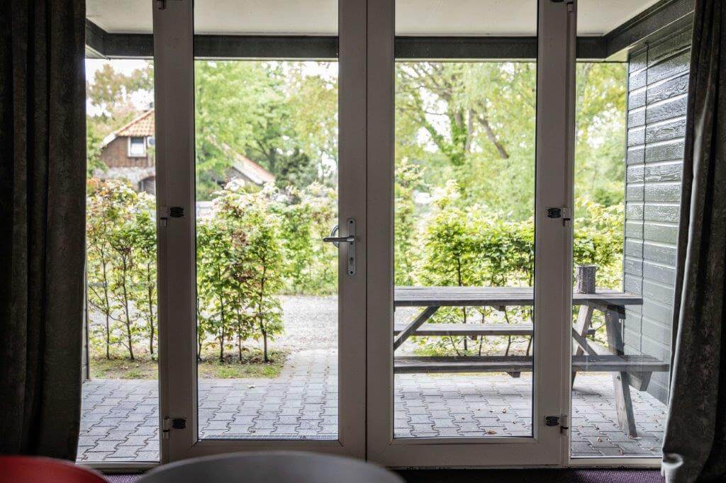 Bungalow 11: uitzicht op het terras